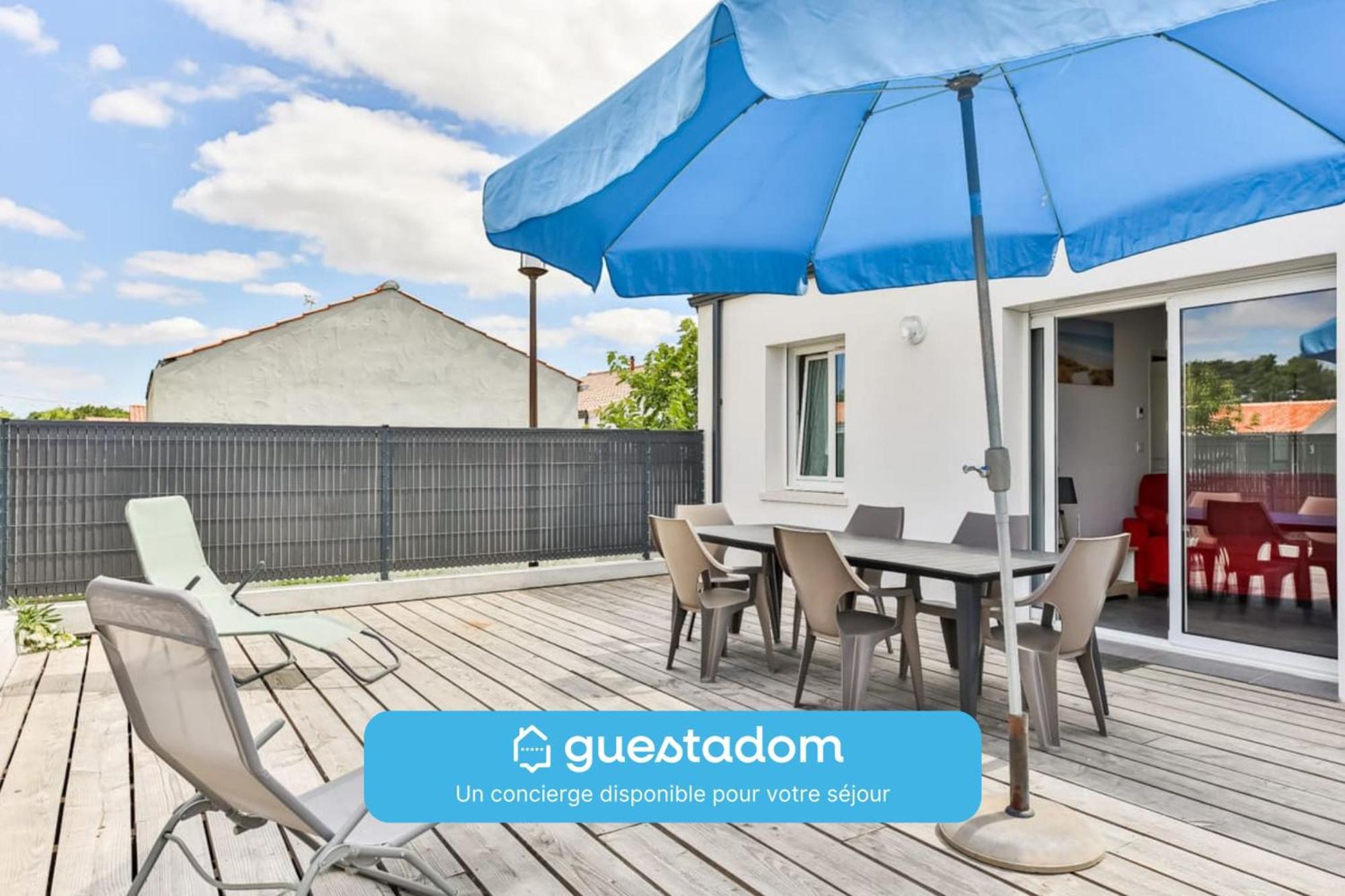 Вилла Le Gois - Terrasse - Parking Бовуар-сюр-Мер Экстерьер фото